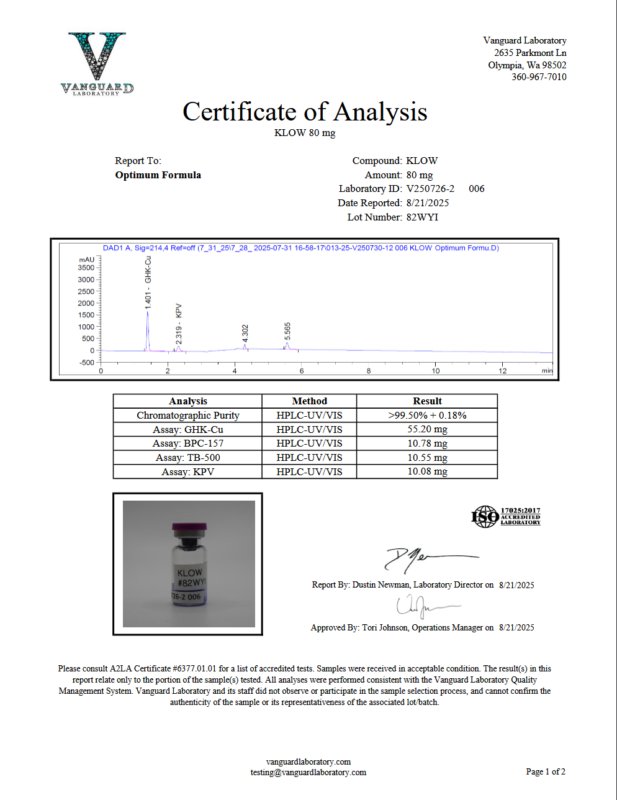 Detection report 2 of 3 for KLOW